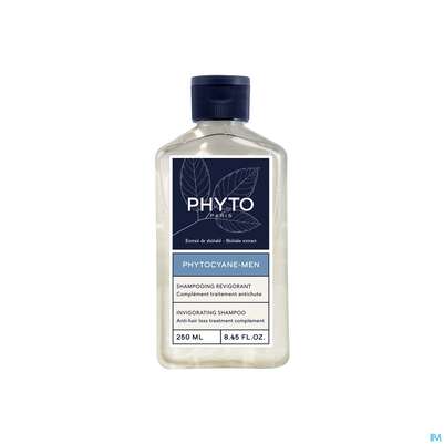 Sie sehen eine Packung Shampoon Phytocyane Men Anti-hairloss 250ml, Produktbild: 02 Shampoon Phytocyane Men Anti-hairloss 250ml, A-Nr.: 5771015 - 02