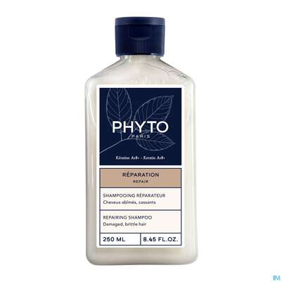 Sie sehen eine Packung Shampoon Phyto Repairing 250ml, Produktbild: 02 Shampoon Phyto Repairing 250ml, A-Nr.: 5829861 - 02