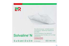 Solvaline N-kompresse Steril 5x 5cm Neu 25st, A-Nr.: 4113563 - 01