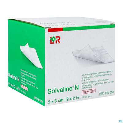 Solvaline N-kompresse Steril 5x 5cm Neu 25st, A-Nr.: 4113563 - 02
