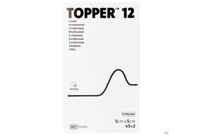 Kompressen Topper 12 Steril Ts1052 5x 5cm 45x2 90st, A-Nr.: 2198118 - 01