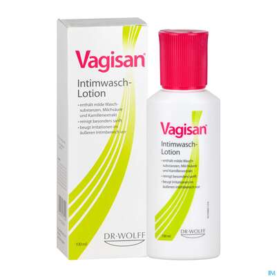 Sie sehen eine Packung Vagisan Intimwaschlotion 100ml, Produktbild: 04 Vagisan Intimwaschlotion 100ml, A-Nr.: 4241752 - 04