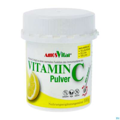 Sie sehen eine Packung Vitamin C Pulver Apothekers 100g, Produktbild: 02 Vitamin C Pulver Apothekers 100g, A-Nr.: 2683492 - 02