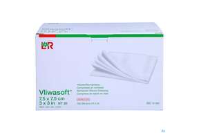 Vlieskompressen Vliwasoft 4fach Steril 7,5x 7,5cm 150st, A-Nr.: 1647956 - 01