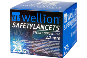 Wellion SafetyLancets 23G, 200 Stk., A-Nr.: 4041119 - 01