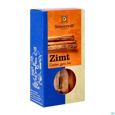 Sie sehen eine Packung Sonnentor Gewuerz/bio Zimtstangen Ceylon 00334 18g, Produktbild: 02 Sonnentor Gewuerz/bio Zimtstangen Ceylon 00334 18g, A-Nr.: 3390941 - 02