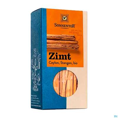 Sie sehen eine Packung Sonnentor Gewuerz/bio Zimtstangen Ceylon 00334 18g, Produktbild: 03 Sonnentor Gewuerz/bio Zimtstangen Ceylon 00334 18g, A-Nr.: 3390941 - 03