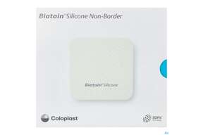 Schaumverband Biatain Silicone Nonborder Ohne Haftrand 7,5x 7,5cm 10st, A-Nr.: 5290505 - 01