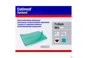Kompressen Cutimed/sorbact Contact 7x 9cm Nr 72 40st, A-Nr.: 2996067 - 01