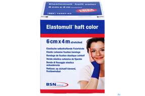Elastische Binden Elastomull/haft/color Blau 4mx 6cm 1st, A-Nr.: 5427080 - 01