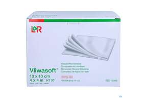 Vlieskompressen Vliwasoft 4fach Steril 10x 10cm 150st, A-Nr.: 1647962 - 01