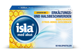 isla med akut Zitrus-Honig Halspastillen 50 Stück, A-Nr.: 5817705 - 01