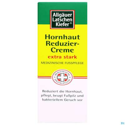 Sie sehen eine Packung Allgaeuer Latschenkiefer Hornhaut Reduzier-creme Extra Stark Neu 30ml, Produktbild: 01 Allgaeuer Latschenkiefer Hornhaut Reduzier-creme Extra Stark Neu 30ml, A-Nr.: 4834848 - 01