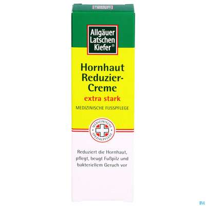 Sie sehen eine Packung Allgaeuer Latschenkiefer Hornhaut Reduzier-creme Extra Stark Neu 30ml, Produktbild: 02 Allgaeuer Latschenkiefer Hornhaut Reduzier-creme Extra Stark Neu 30ml, A-Nr.: 4834848 - 02