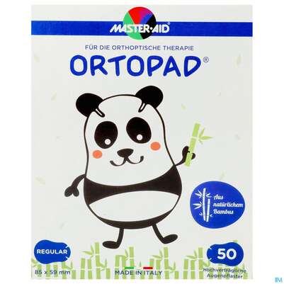 Sie sehen eine Packung Augenokklusionspflaster Ortopad Regular 72024 50st, Produktbild: 01 Augenokklusionspflaster Ortopad Regular 72024 50st, A-Nr.: 1818866 - 01