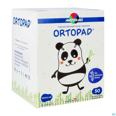 Sie sehen eine Packung Augenokklusionspflaster Ortopad Regular 72024 50st, Produktbild: 02 Augenokklusionspflaster Ortopad Regular 72024 50st, A-Nr.: 1818866 - 02