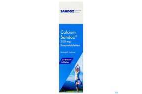 Calcium-Sandoz Brausetabl 500mg 20st, A-Nr.: 3524318 - 01