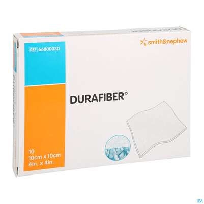 Wundverband Durafiber/gelbildend 10x 10cm 10st, A-Nr.: 3815978 - 03
