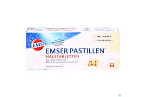 Emser Pastillen Zuckerfrei +ingwer 30st, A-Nr.: 4858004 - 01