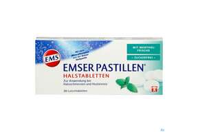 Emser Pastillen Zuckerfrei +minzfrische 30st, A-Nr.: 4371236 - 01