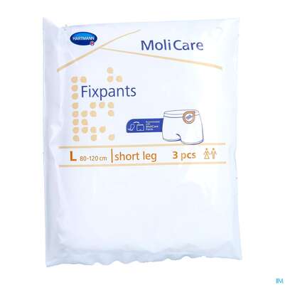 Sie sehen eine Packung Inkontinenz Molicare Fixpants Netzhoeschen Short Leg Gr L 3st, Produktbild: 03 Inkontinenz Molicare Fixpants Netzhoeschen Short Leg Gr L 3st, A-Nr.: 1165370 - 03