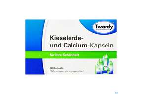 Kieselerde +calcium Kapseln-twardy 60st, A-Nr.: 1489919 - 01