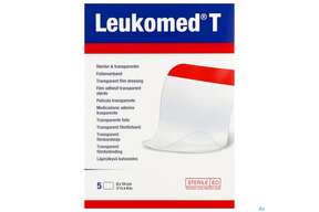 Wundverband Leukomed/t Folienverband/o.auflage Steril 8x10cm 5st, A-Nr.: 3091121 - 01