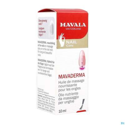 Sie sehen eine Packung Mavala Mavaderma 10ml, Produktbild: 04 Mavala Mavaderma 10ml, A-Nr.: 3054491 - 04