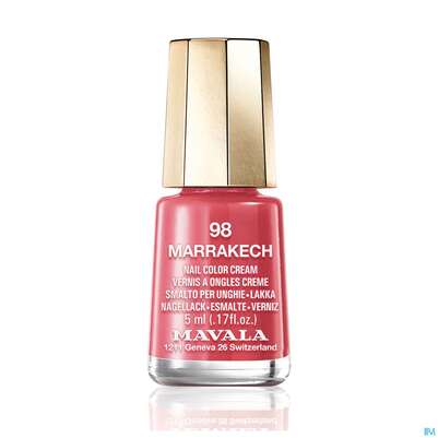 Sie sehen eine Packung Mavala Nagellacke 98 Marakech 5ml, Produktbild: 01 Mavala Nagellacke 98 Marakech 5ml, A-Nr.: 3652803 - 01