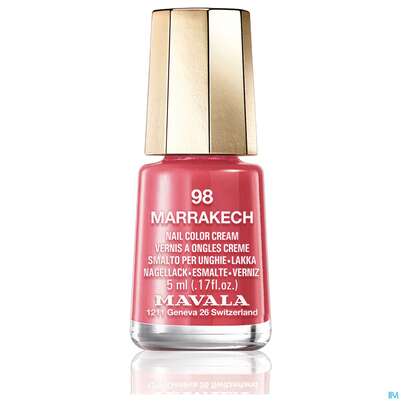 Sie sehen eine Packung Mavala Nagellacke 98 Marakech 5ml, Produktbild: 02 Mavala Nagellacke 98 Marakech 5ml, A-Nr.: 3652803 - 02