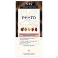 Sie sehen eine Packung Phytocolor 5.35 Chocolate Light Brown 1st, Produktbild: 01 Phytocolor 5.35 Chocolate Light Brown 1st, A-Nr.: 5794996 - 01