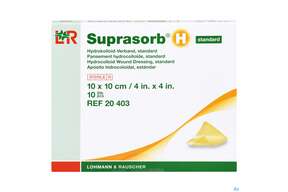 Suprasorb H Hydrokolloid-verband Standard 10x10cm 10st, A-Nr.: 5095040 - 01