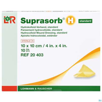 Suprasorb H Hydrokolloid-verband Standard 10x10cm 10st, A-Nr.: 5095040 - 01