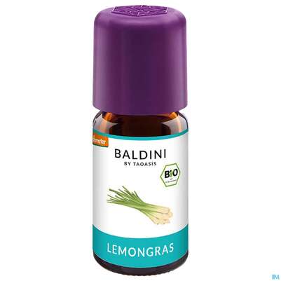 Sie sehen eine Packung Taoasis Baldini Bio-aroma Lemongrasöl Bio|demeter 5ml, Produktbild: 04 Taoasis Baldini Bio-aroma Lemongrasöl Bio|demeter 5ml, A-Nr.: 4621271 - 04