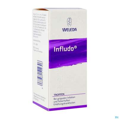 Sie sehen eine Packung Infludo Tropfen 50ml, Produktbild: 02 Infludo Tropfen 50ml, A-Nr.: 0514302 - 02