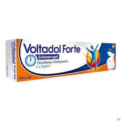 Sie sehen eine Packung Voltadol Schmerzgel Forte 150g, Produktbild: 02 Voltadol Schmerzgel Forte 150g, A-Nr.: 4208364 - 02