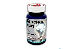 Citicholine Plus Vegi Kapseln 250mg Fischoel Enkeimextrakt Ashwaganda Brahmi 60st, A-Nr.: 5405138 - 01