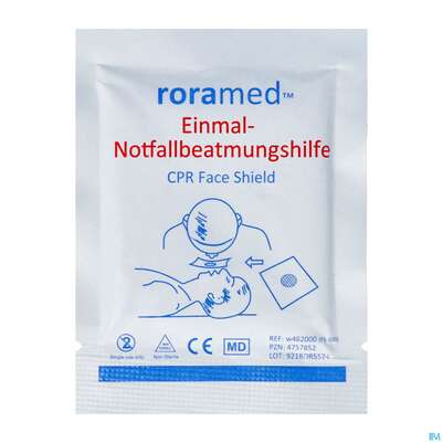 Erste Hilfe Notfallbeatmungstuch Einmal W4620 1st, A-Nr.: 4757852 - 02