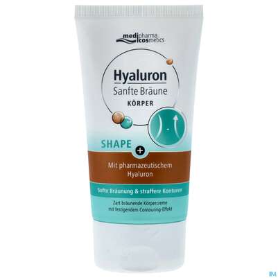Sie sehen eine Packung Hyaluron Sanfte Braeune Koerper Shape 150ml, Produktbild: 01 Hyaluron Sanfte Braeune Koerper Shape 150ml, A-Nr.: 5727712 - 01