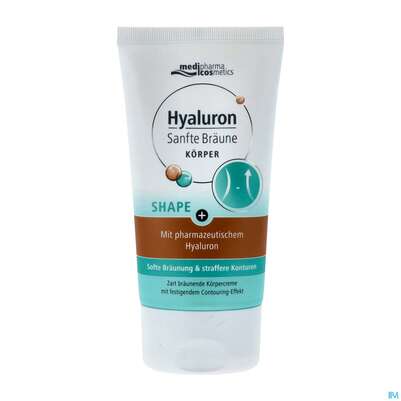 Sie sehen eine Packung Hyaluron Sanfte Braeune Koerper Shape 150ml, Produktbild: 02 Hyaluron Sanfte Braeune Koerper Shape 150ml, A-Nr.: 5727712 - 02