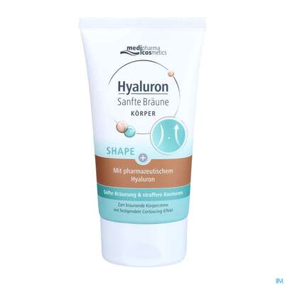 Sie sehen eine Packung Hyaluron Sanfte Braeune Koerper Shape 150ml, Produktbild: 03 Hyaluron Sanfte Braeune Koerper Shape 150ml, A-Nr.: 5727712 - 03