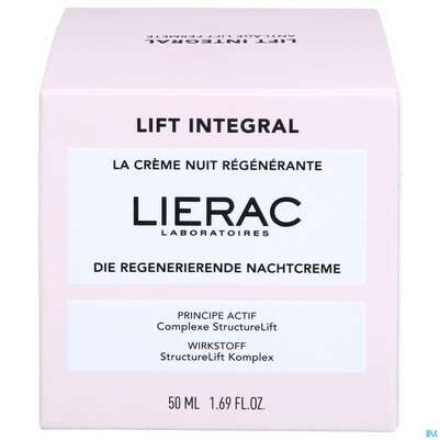 Sie sehen eine Packung Lierac Lift Integral Night Cream Neu 50ml, Produktbild: 01 Lierac Lift Integral Night Cream Neu 50ml, A-Nr.: 5731027 - 01