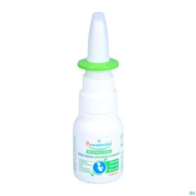 Sie sehen eine Packung Nasenspray Puressentiel Atemweg Hypertonisch 15ml, Produktbild: 06 Nasenspray Puressentiel Atemweg Hypertonisch 15ml, A-Nr.: 4876775 - 06