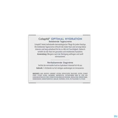 Cetaphil Optimal Hydration Tagescreme Belebend 48g, A-Nr.: 5436989 - 08