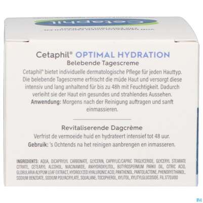 Cetaphil Optimal Hydration Tagescreme Belebend 48g, A-Nr.: 5436989 - 10