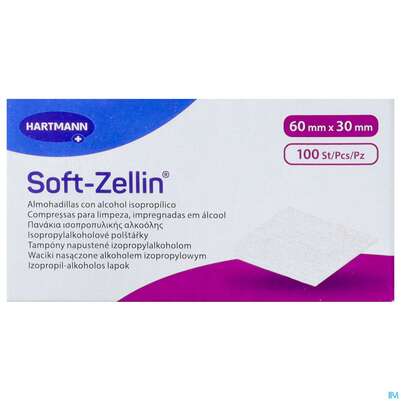 Alkoholtupfer Soft-zellin 100st, A-Nr.: 5769461 - 01