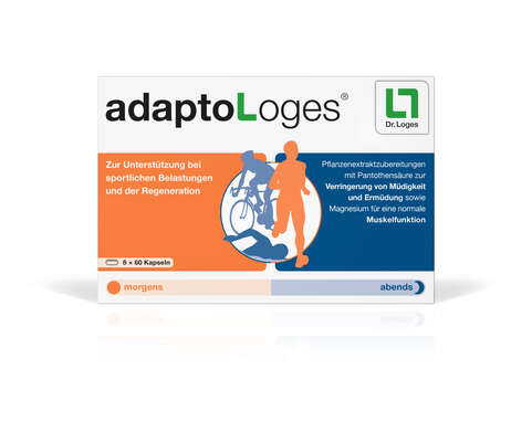 Sie sehen eine Packung adaptoLoges® 480 Kapseln, Produktbild: 01 adaptoLoges® 480 Kapseln, A-Nr.: 5721388 - 01