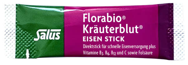Sie sehen eine Packung Florabio® Kräuterblut® Eisen Sticks, Produktbild: 02 Florabio® Kräuterblut® Eisen Sticks, A-Nr.: 5880572 - 02