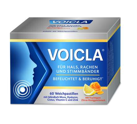 Sie sehen eine Packung VOICLA® Zitrus-Honig, Produktbild: 01 VOICLA® Zitrus-Honig, A-Nr.: 5852630 - 01