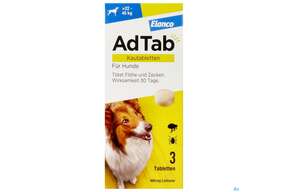 Adtab F Hunde Kautabl 900mg (22-45kg) 3st, A-Nr.: 5530636 - 01